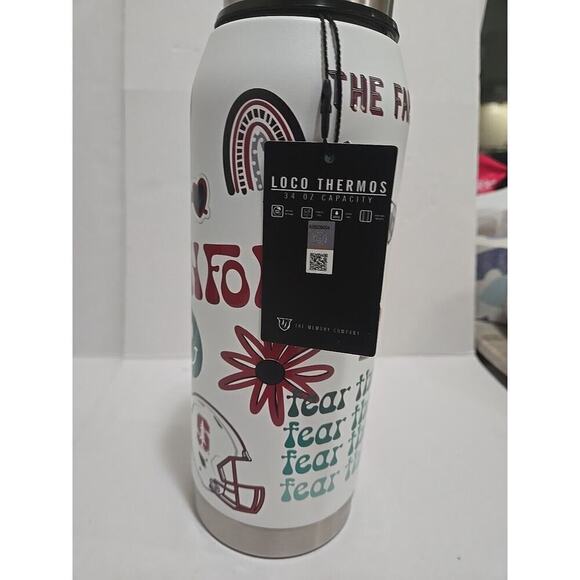 Stanford Cardinal Uversity 34oz Stainless Steel Thermos Water Bottle - Picture 5 of 16